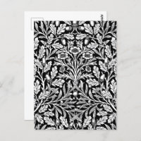 Mirrors's Acorns and Oak Leaves Black & White