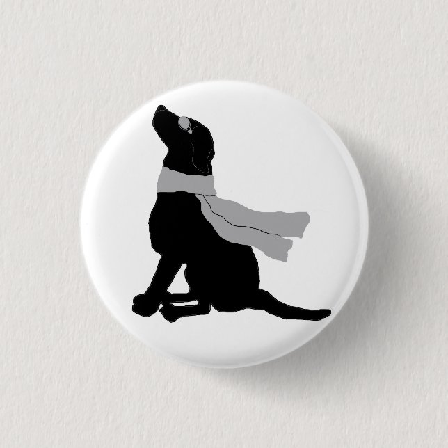 Mirths and monsters button-Finn silhouette 3 Cm Round Badge (Front)