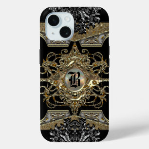 Mirthyse Vestry  Elegant Monogram iPhone 15 Case