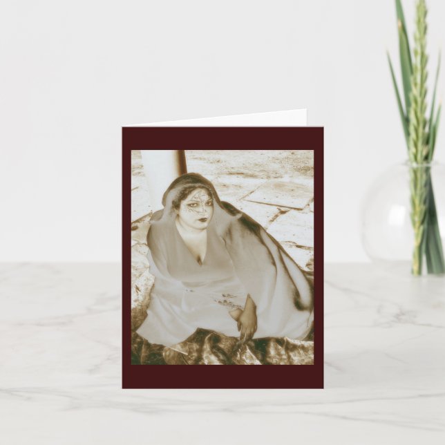 Miru's Temptation; Notecard (Front)