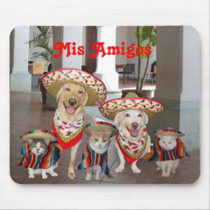 Mis Amigos Mouse Pad