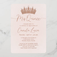 Mis Quince 3 Photo Collage Quinceañera Crown Pink