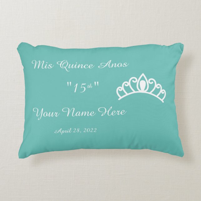 Mis Quince Anos Pillow (Front)