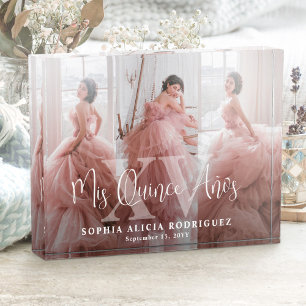 Mis XV Años Quinceañera 15th Birthday Collage 3 Photo Block