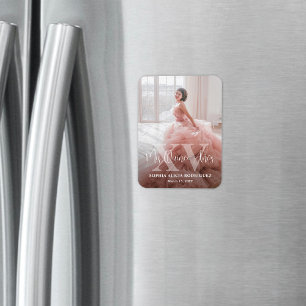 Mis XV Años Quinceañera Photo 15th Birthday Party Magnet