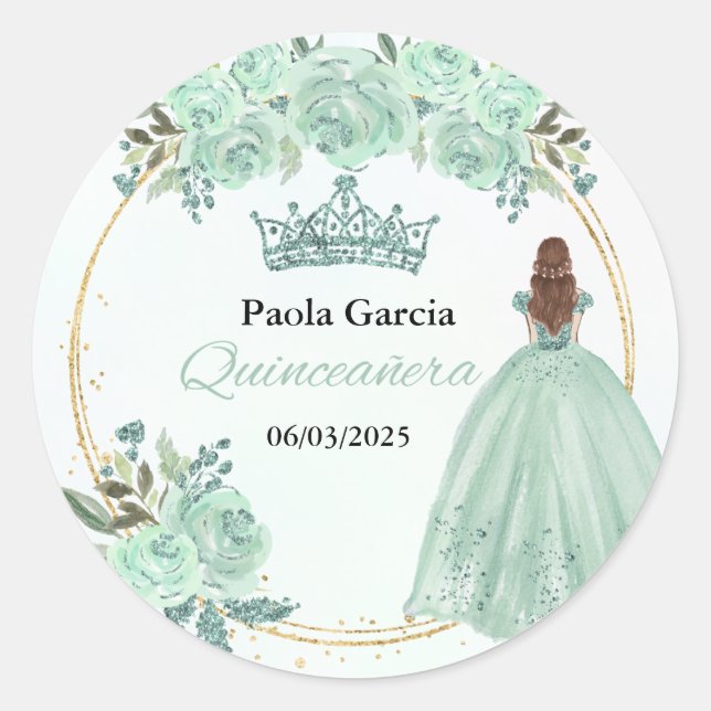 mis xv stickers (Front)