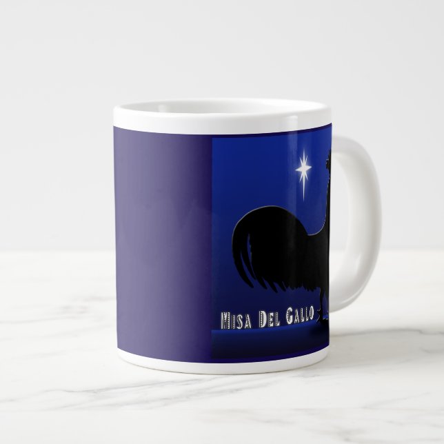 Misa Del Gallo Large Coffee Mug (Front Right)