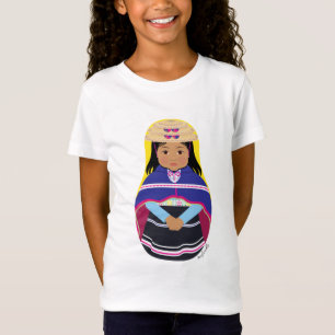 Misak Matryoshka Girls Baby Doll (Fitted) T-Shirt