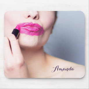 Misapplied Lipstick custom name mousepad