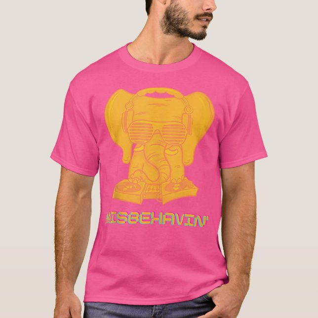 Misbehaving Edm Music Festival Rave T-Shirt (Front)