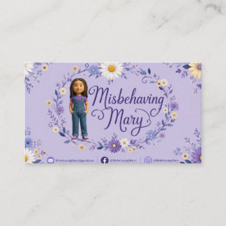 Misbehaving Mary Business Cards