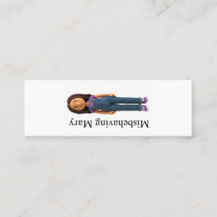 Misbehaving Mary Calling Card