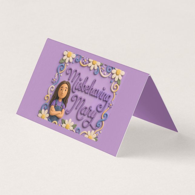 Misbehaving Mary Card (Front)