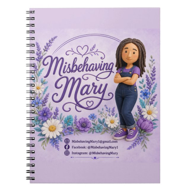 Misbehaving Mary Notebook (Front)