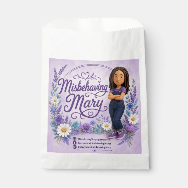 Misbehaving Mary Party Favour Bags (Front)