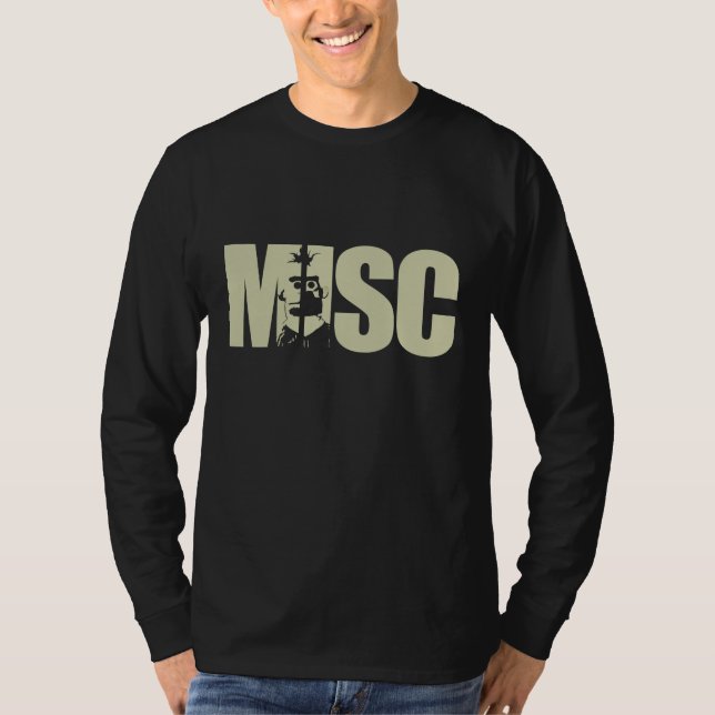 Misc Gold Text Shirt  - Customisable Guys/Girls (Front)
