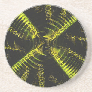 Misc Series-18--- yellow Yellow Coaster 1 of