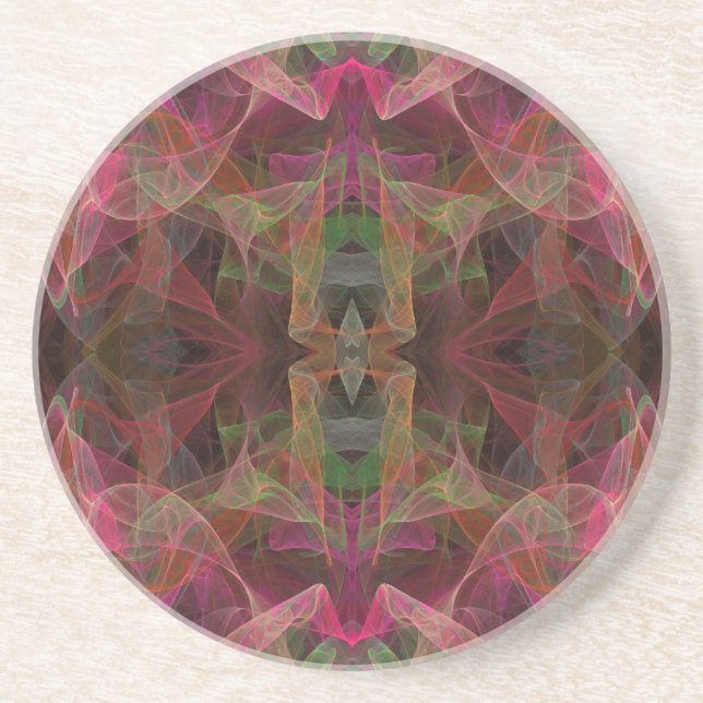 Misc Series-28---Pink Coaster 1 of   colours (Front)