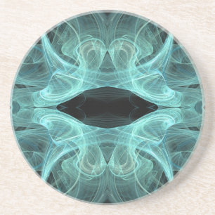Misc Series-7---Teal Black Coaster 1 of