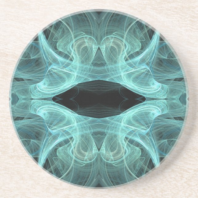 Misc Series-7---Teal Black Coaster 1 of (Front)