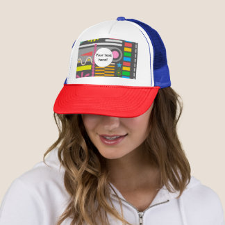 Misc shapes trucker hat