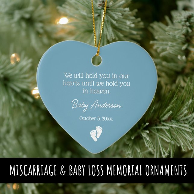 Miscarriage / Baby Loss Memorial Christmas Ceramic Tree Decoration (Creator Uploaded)