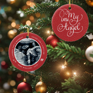 Miscarriage / Baby Loss Memorial Christmas Ceramic Tree Decoration