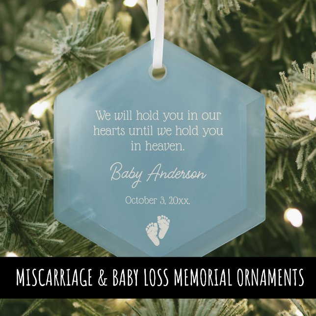 Miscarriage / Baby Loss Memorial Christmas Glass Tree Decoration (Creator Uploaded)