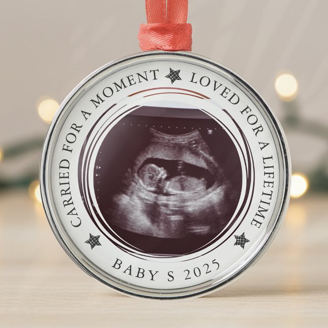 Miscarriage Photo Memorial Metal Tree Decoration (Creator Uploaded)