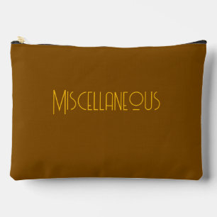 Miscellaneous Brown Accessory Pouch