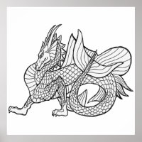 Miscellaneous Dragon Colouring (page #2) medium