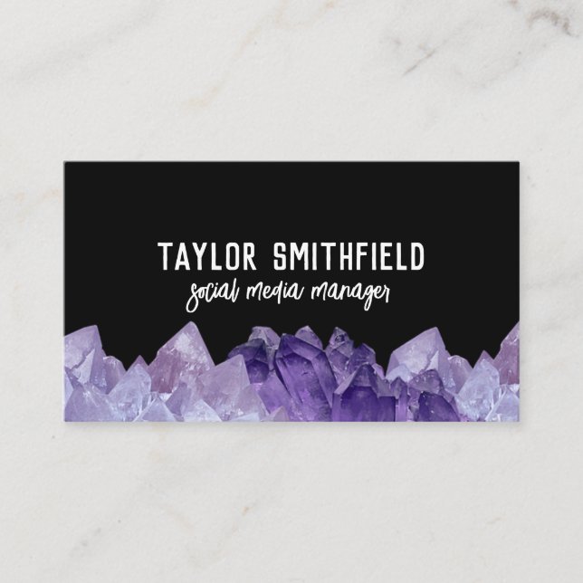 miscellaneous gems business card (Front)