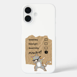 Mischeif cats iPhone 16 case