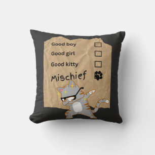 Mischeif cats cushion