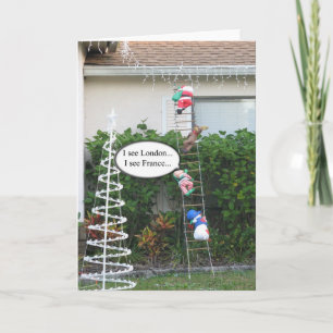 Mischief Elf Christmas Card