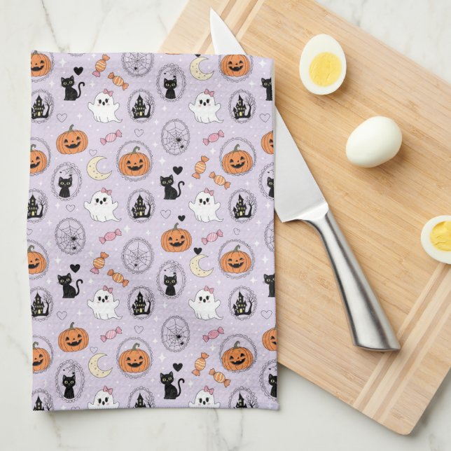 Mischief & Moonlit Whimsy Tea Towel (Quarter Fold)