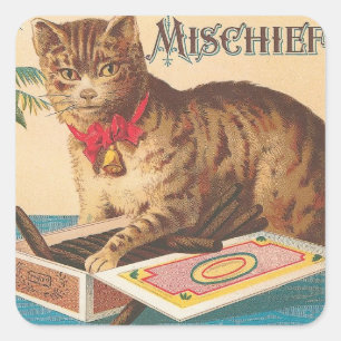 Mischief Square Sticker