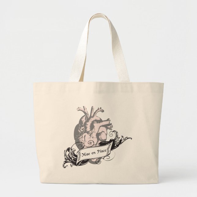 mise en place large tote bag (Front)