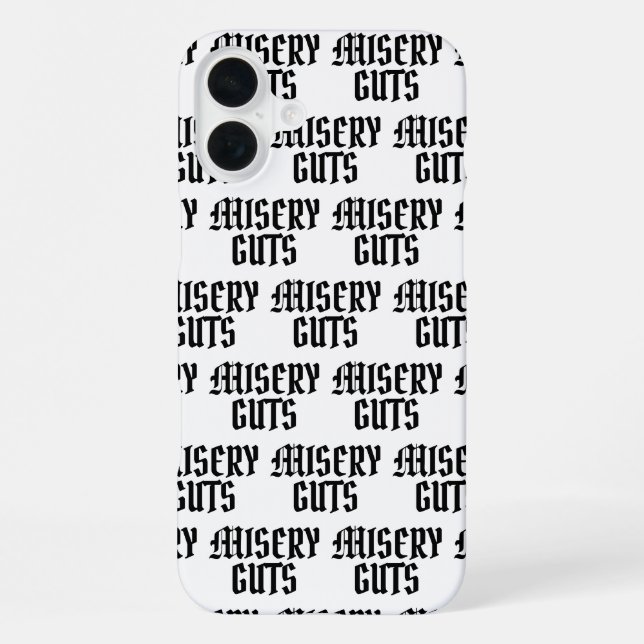 Misery Guts iPhone Case (Back)