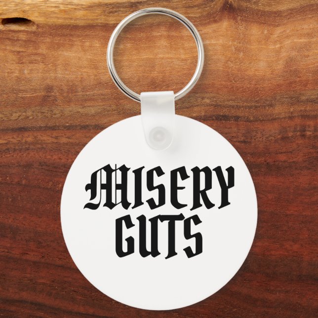 Misery Guts Key Ring (Front)