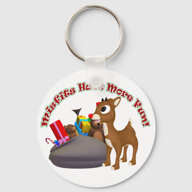 Misfits Have More Fun Key Ring (Front)