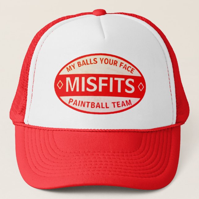 Misfits Paintball Team Trucker Hat (Front)