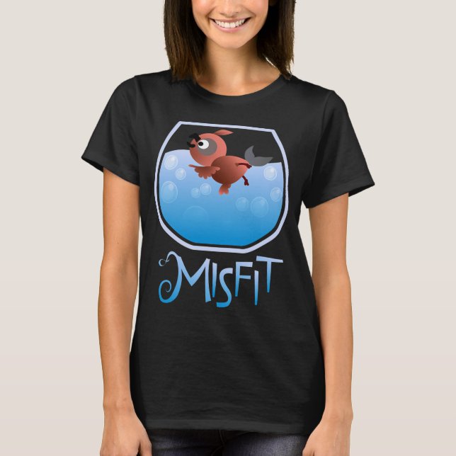 Misfits - Swimming Bird T-Shirt (Front)