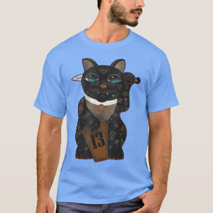 misfortune cat unlucky cat lucky scary T-Shirt