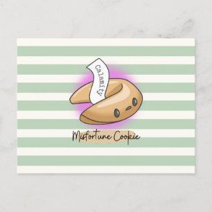 Misfortune Cookie says Calamity Postcard