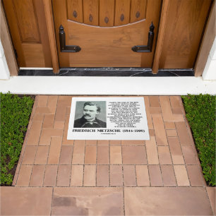Misfortune Favorable Conditions Growth Nietzsche Doormat