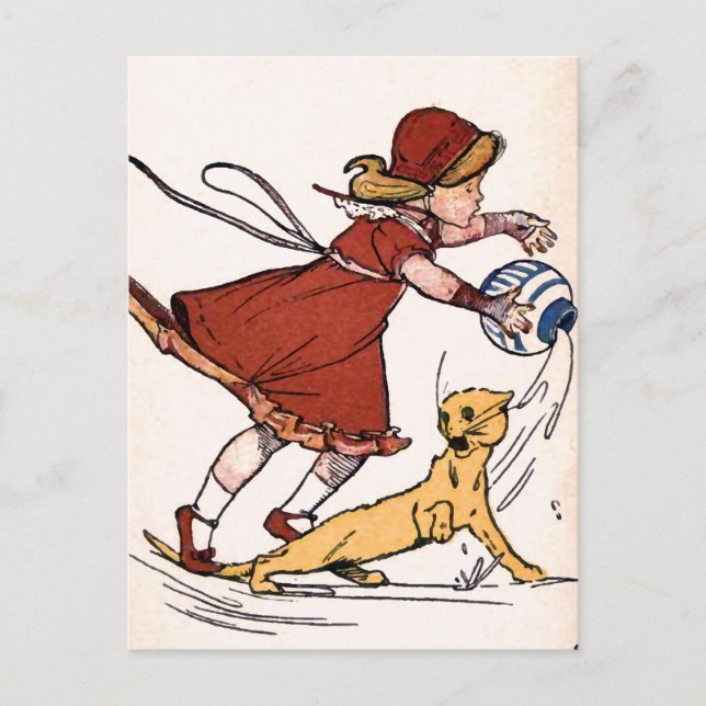 "Misfortunes never come Singly" Vintage Postcard (Front)