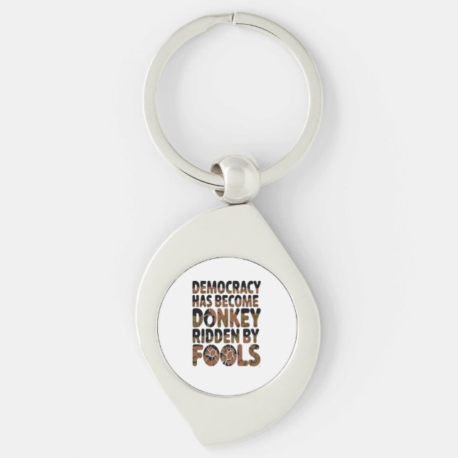 Misguided Votes  Key Ring (Front)