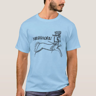 MISHAORU LOGO T "SKY" T-Shirt