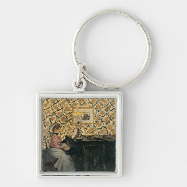 Misia at the Piano Key Ring (Front)